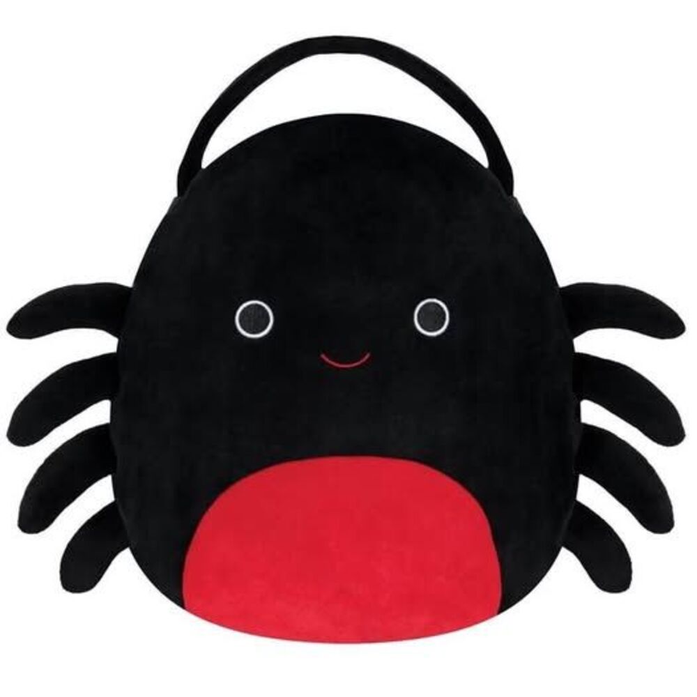 NEW Original Squishmallows Bella The Spider Ultra Soft Halloween Treat Pail
